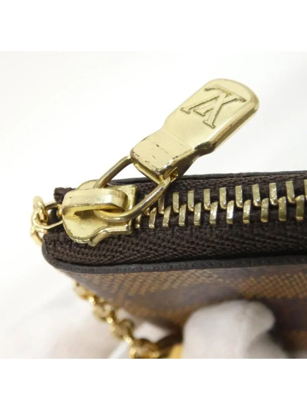 Louis Vuitton Damier Card Key Case Pochette Cles Coin & Key Holder